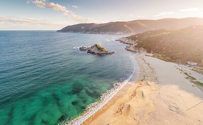 Halkidiki Peninsula bike tour. unsplash:gettyimages