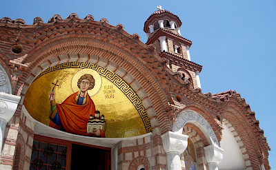 Greek Church in Thessalonika, Greece. Flickr:Louisa Thomson 