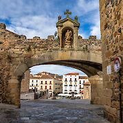 Extremadura:  Spanish Land of Conquistadors - Archway in Caceres, Estremadura, Spain. Unsplash:Getty Images