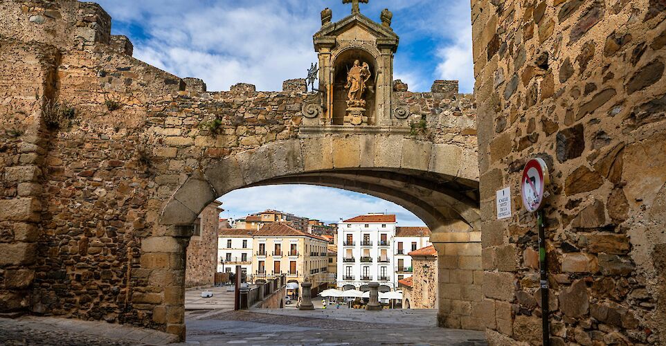 Archway in Caceres, Estremadura, Spain. Unsplash:Getty Images