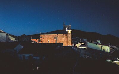 Caceres at night, Extremadura, Spain. Unsplash:Carlos Hernandez