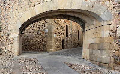 Cobbled streets in Caceres, Extremadura, Spain. Unsplash:Manuel Torres Garcia