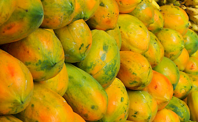 Plenty of fruit on this tropical island. Flickr:Richard Evea