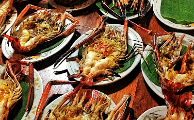BBQ seafood in Thailand. Flickr:Vir Nakai