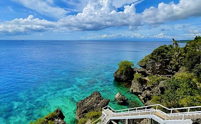 Steps down to the ocean, Siquijor, Philippines. Unsplash@Nikko Lawrence