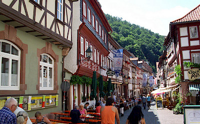 Shopping in the old town on Schwarzviertel, Miltenberg. Photo via Flickr:teutonic nights