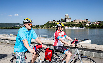 Biking the Danube in Esztergom, Hungary. ©TO