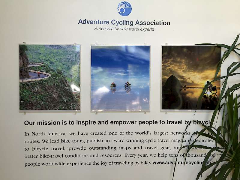 Adventure Cycling Association lobby