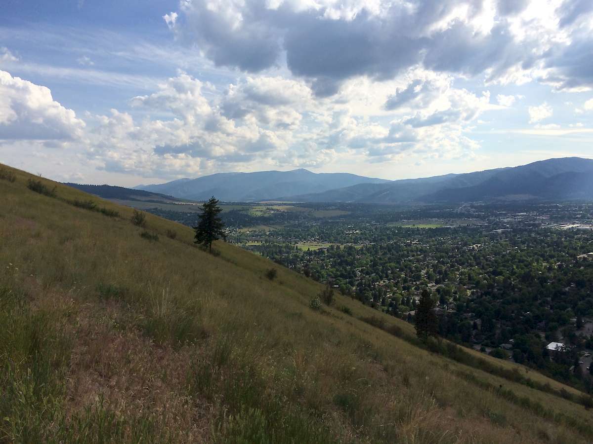Views of Missoula from the famous “M”