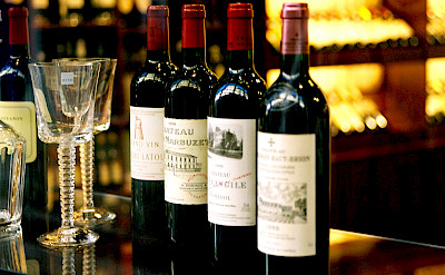 Some of Bordeaux's most renowned wines. Flickr:filtran