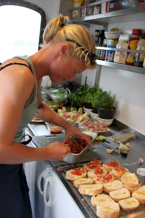 Chef preparing a meal