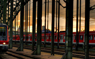 Rail Station on Cologne, Germany. Flickr:Thomas Depenbusch