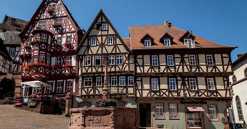 Half-timbered houses in Miltenberg, Germany. Flickr:Carsten Frenzl