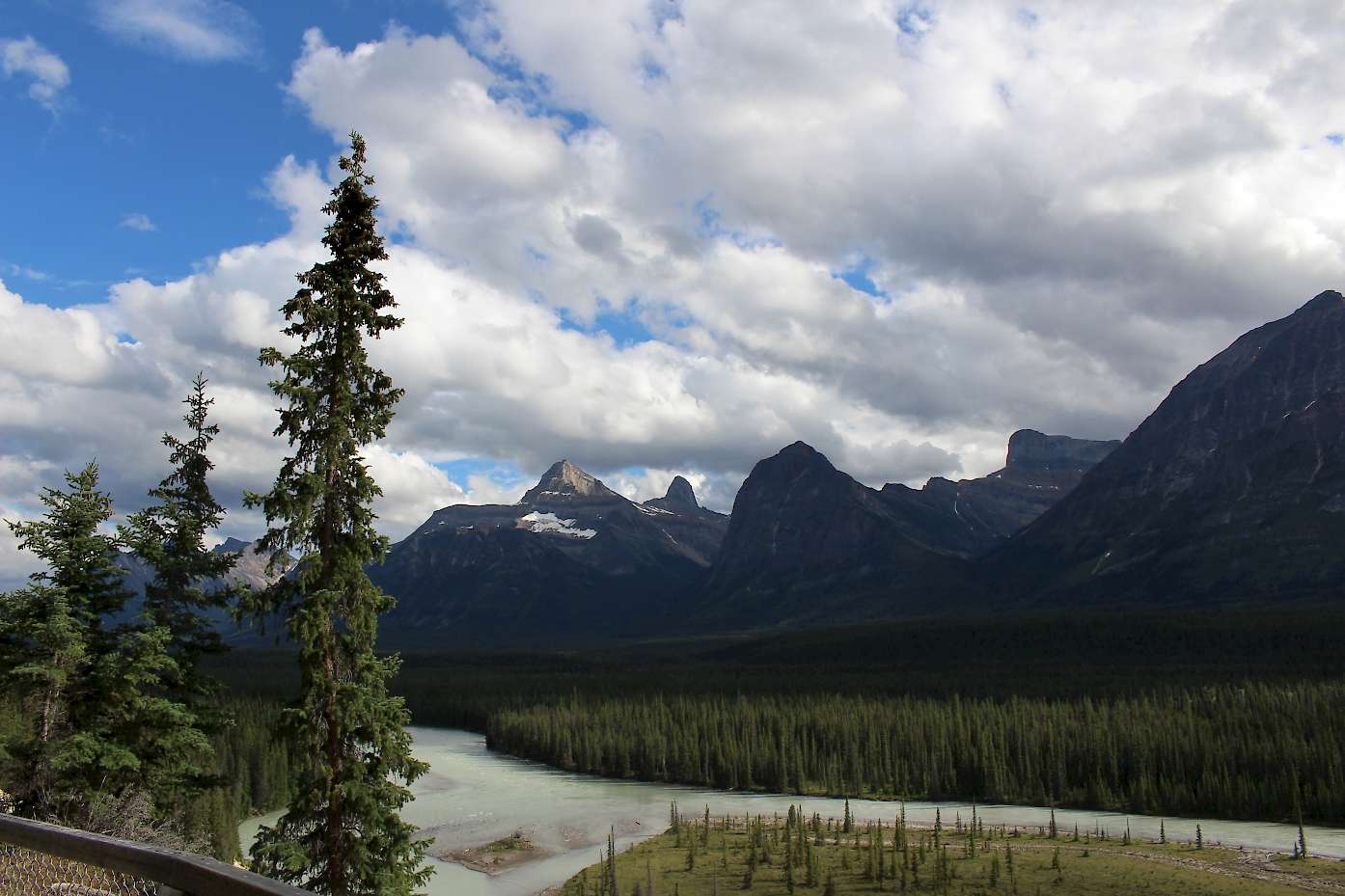 Typical views along the Icefields Parkway.