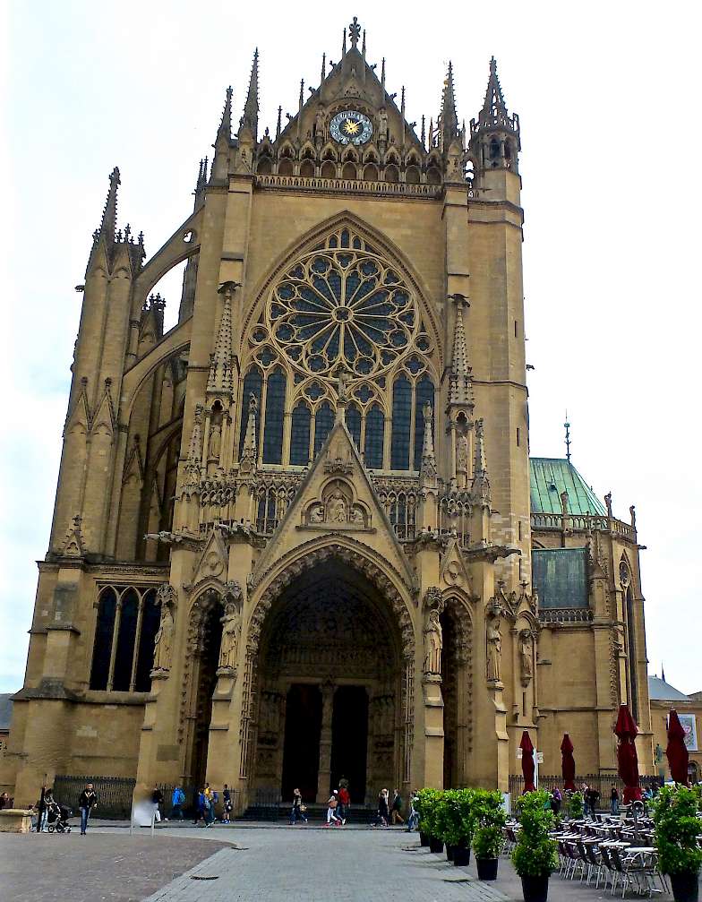 Cathedral Saint-Etienne in Metz, France