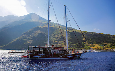 The Majestic Sundial sailing the Sicily & the Aeolian Archipelago Bike Tour!