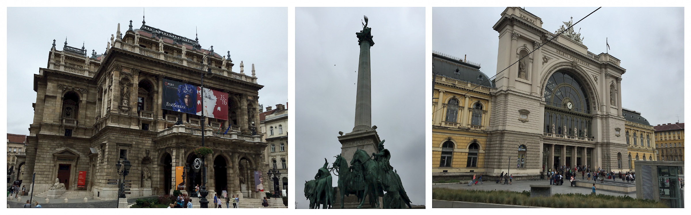 Magnificent architecture in Budapest