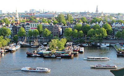 Cityscape of Amsterdam, North Holland, the Netherlands. CC:Simmerguy269 