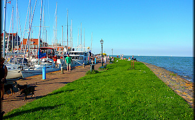 Volendam with its many old boats on Marker Meer in Holland. Flickr:Jose A.