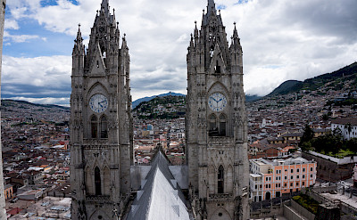Basilica del Voto Nacional in Quito, the capital of Ecuador. Flickr:jibe7