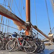 Bikes on deck | Elizabeth | Bike & Boat Tour