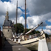 Docked in Hoorn - Elizabeth | Bike & Boat Tours