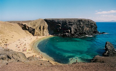 Bay on Lanzarote, Spain. Unsplash@Thibault Mokuenko