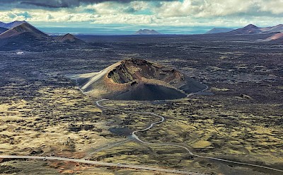 Volcanic landscape of Lanzarote, Spain. Unsplash@Sasha Lebedeva