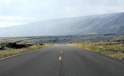 Chain of Craters Road at Volcanoes National Park, Hawaii. Photo via Flickr:Robert Linsdell