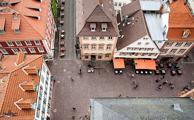 Looking down a street in Heidelberg, Germany. Photo via Flickr:HDValentin