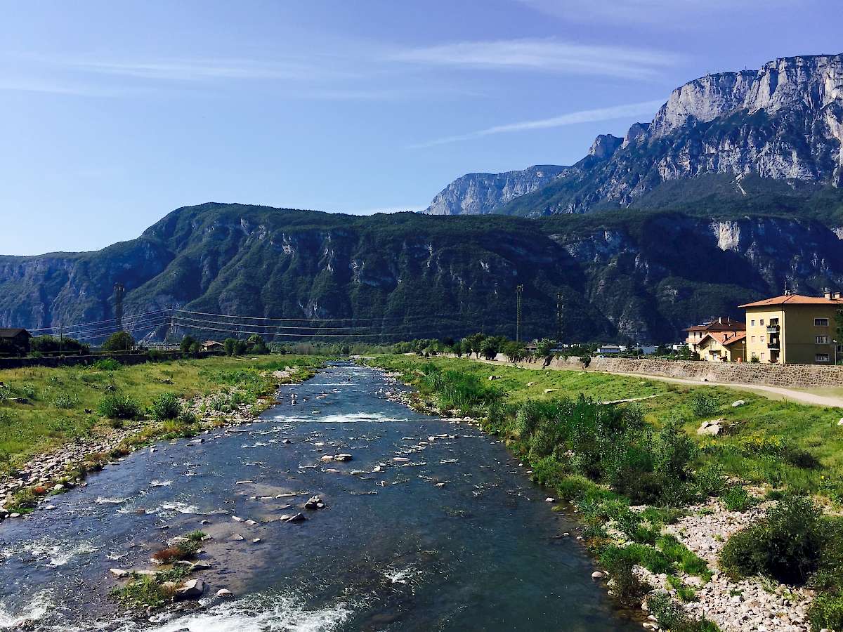 Adige en route to trento