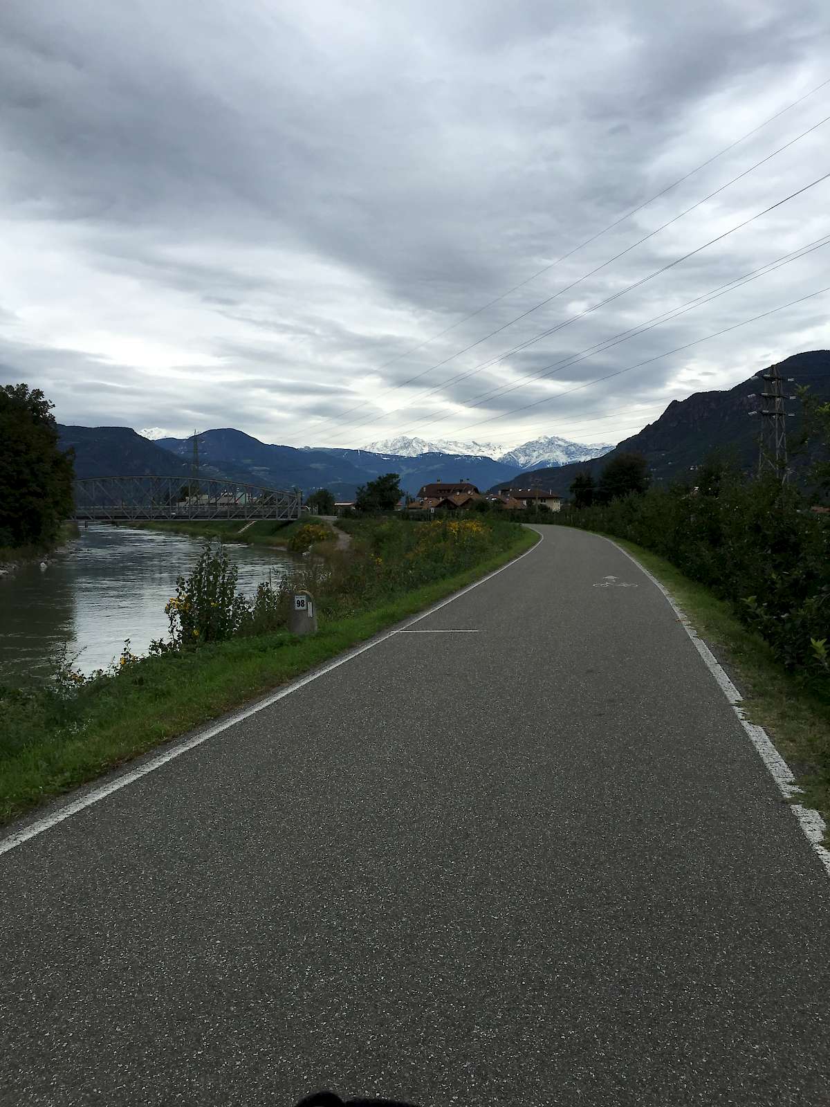 Along the Adige outside of Bolzano
