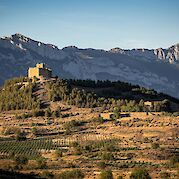 Along the Ebro River to La Rioja - Castle on a hill in La Rioja, Spain. Unsplash@Mario La Pergola