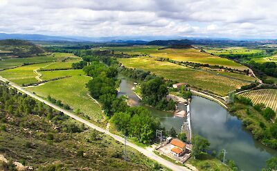 Ebro River from above, Spain. Unsplash@Pix Tresa
