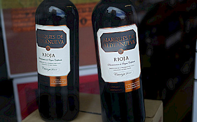 Local, delicious Marques de Aldeanueva wine, La Rioja, Spain. Flickr:Nacho
