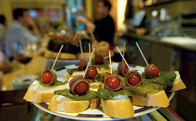 Spain is known for its great tapas. Flickr:Promo Madrid