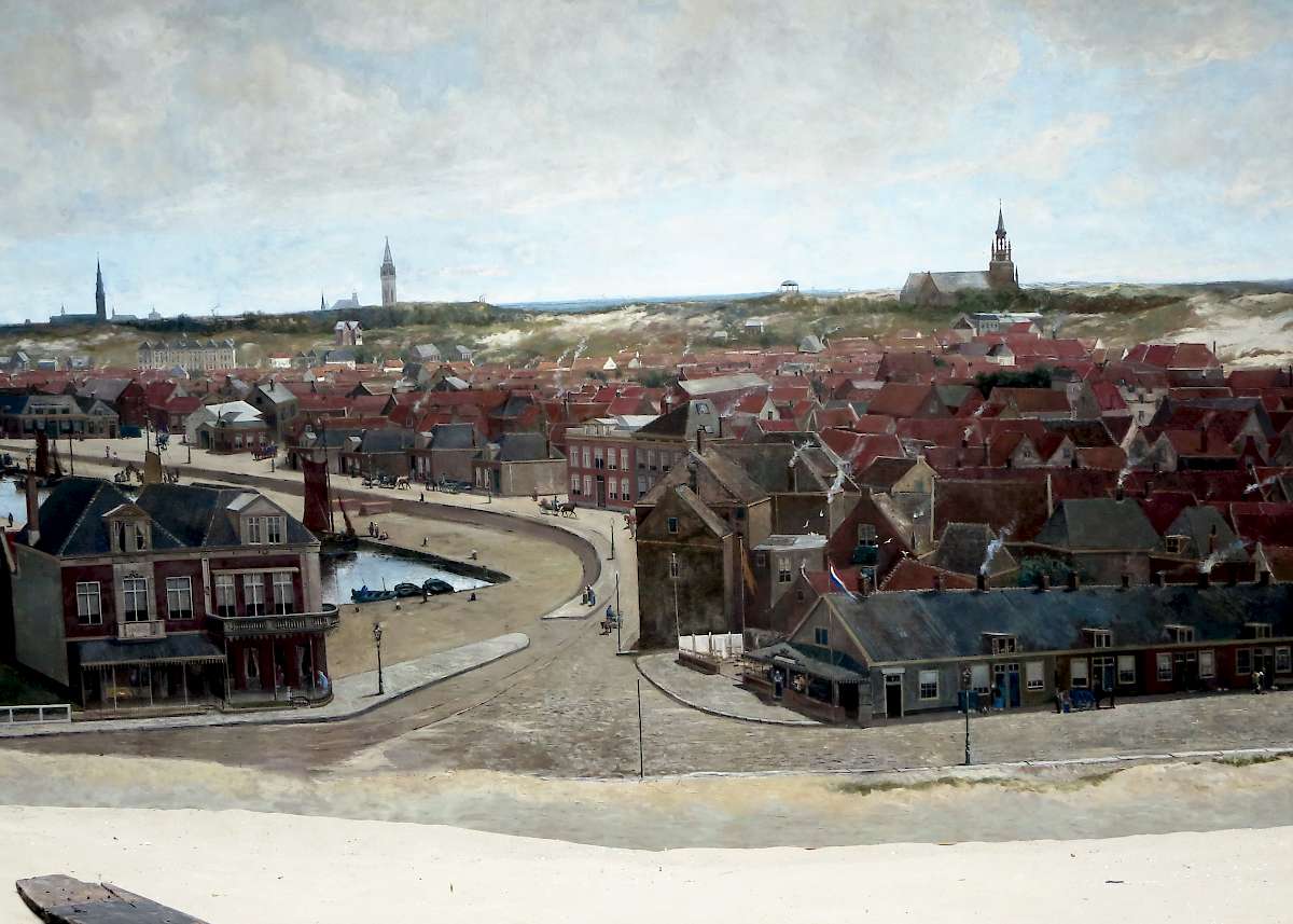 Painting by Mesdag