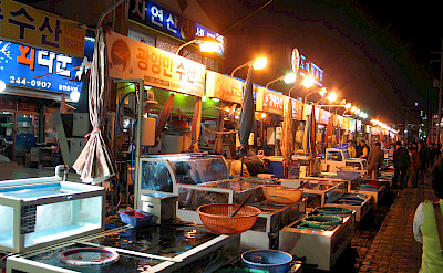 Fish market in Mokpo, South Korea. Photo via Flickr:Gael Chardon