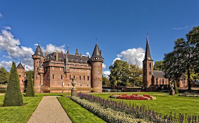 De Haar Castle in Utrecht, the Netherlands. ©Hollandfotograaf