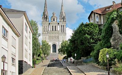 St Maurice Cathedral in Angers, Maine-et-Loire, France. Flickr:Daniel Jolivet 