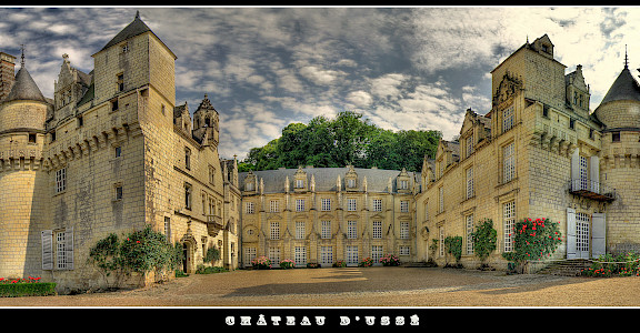 Château d'Usse along the Chinon forest in the Indre Valley, France. Flickr:@lain G