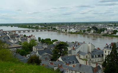 Saumur along the Loire River in France. Flickr:Laurent Goujon