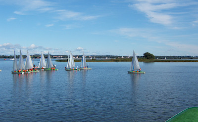 Sailing on Masurischer See, Poland. Photo courtesy of DNV Tours.