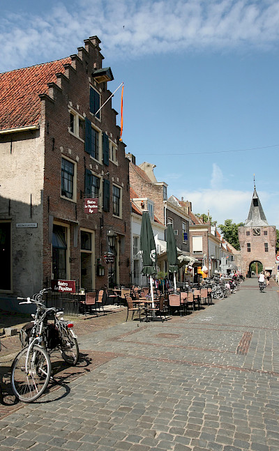 Biking through Elburg, Gelderland, the Netherlands. Flickr:bert knottenbeld