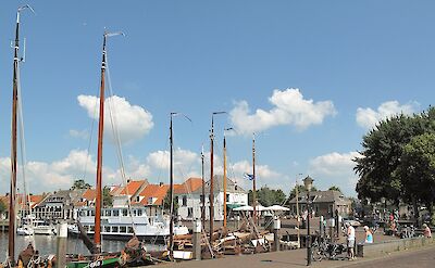 Harbor in Elburg, Gelderland, the Netherlands. CC:Michielverbeek