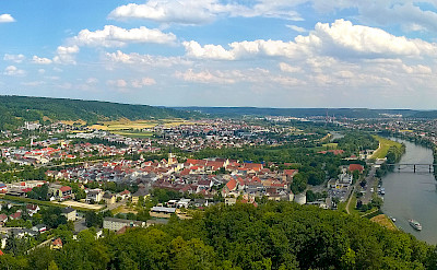 Panoramic of Kelheim at the confluence of Rivers Altmühl and Danube, Germany. Flickr:Wolfgang Manousek