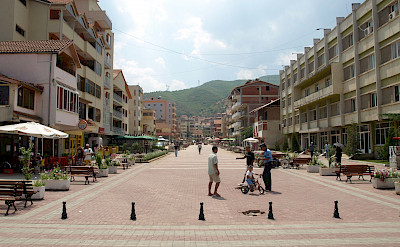 Pogradec on Ohrid Lake in southeastern Albania. Photo via Flickr:Julijan Nyča