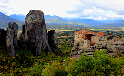 Cliff-high monasteries in Meteora, Greece. ©TO