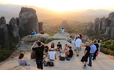 Admiring the view in Meteora, Greece. ©TO 