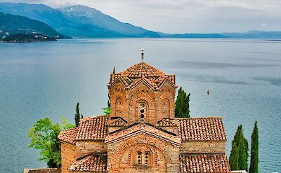 Ohrid on Lake Ohrid, Macedonia. Unsplash:Gorjan Ivanovski